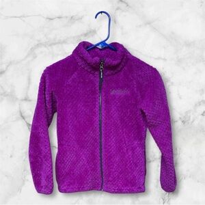 Columbia Vibrant Purple Fleece Jacket medium